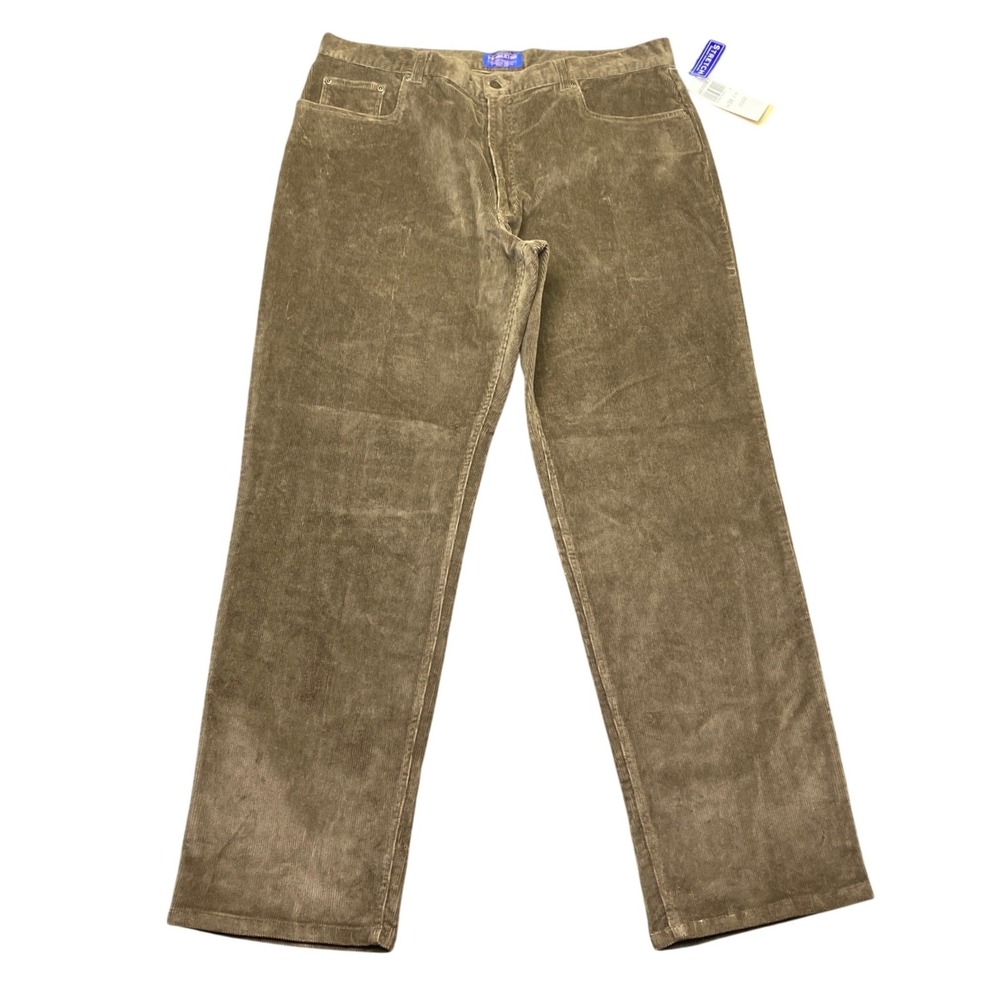VTG Pendleton Mens Brown Corduroy Stretch Pants AL252-81235-32 Size 38 NEW